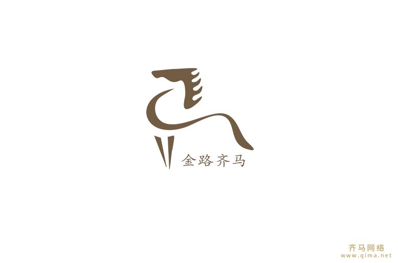 logo设计方案：金路齐马